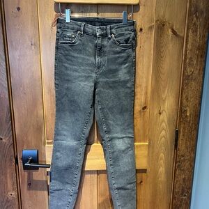 &Denim Charcoal Grey Jeans